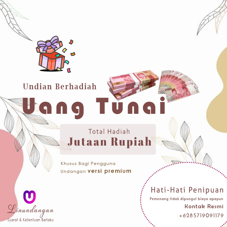 Undian Berhadian Uang Tunai Total Jutaan Rupiah
